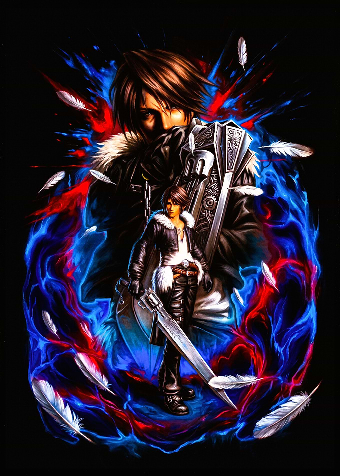 Final Fantasy VIII Squall Leonhart Art