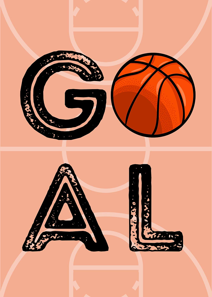 GOAL Basketball Art