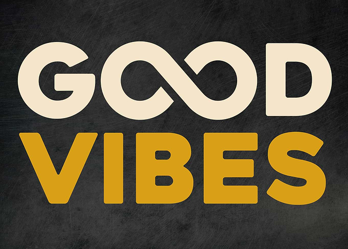 Good Vibes Text Art
