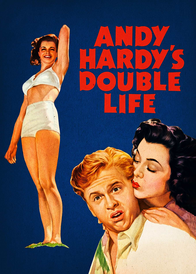 Andy Hardy's Double Life Movie Poster