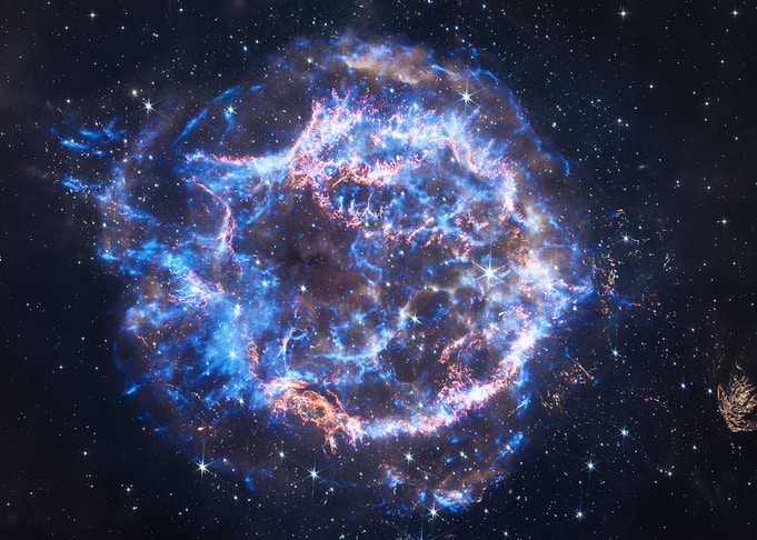 Supernova Remnant in Deep Space