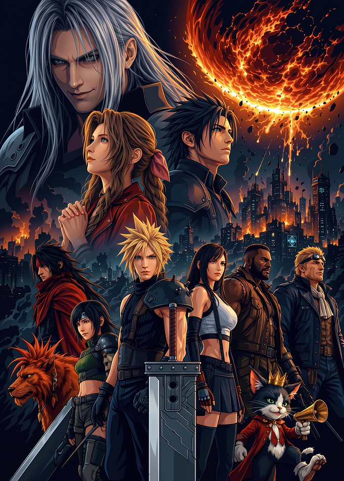 Final Fantasy VII Revelation Poster