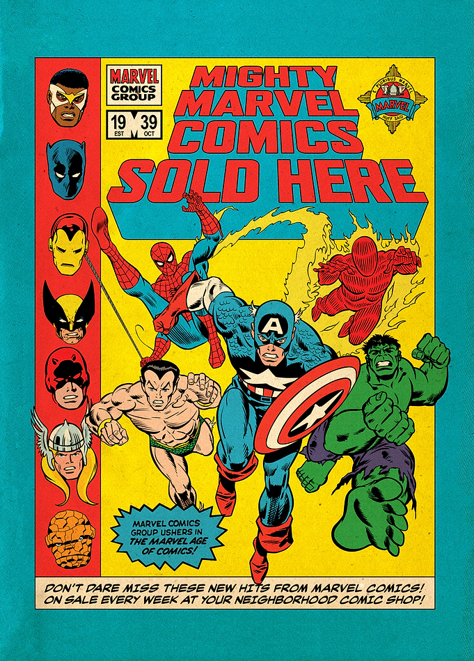 Marvel Comics Sold Here Avengers