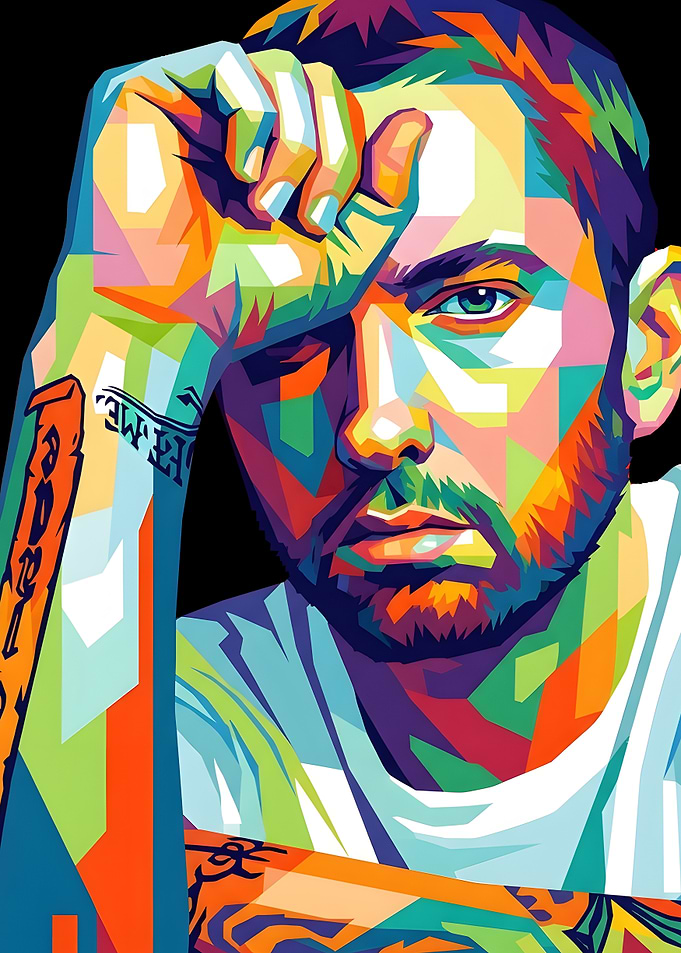 Eminem Pop Art Portrait