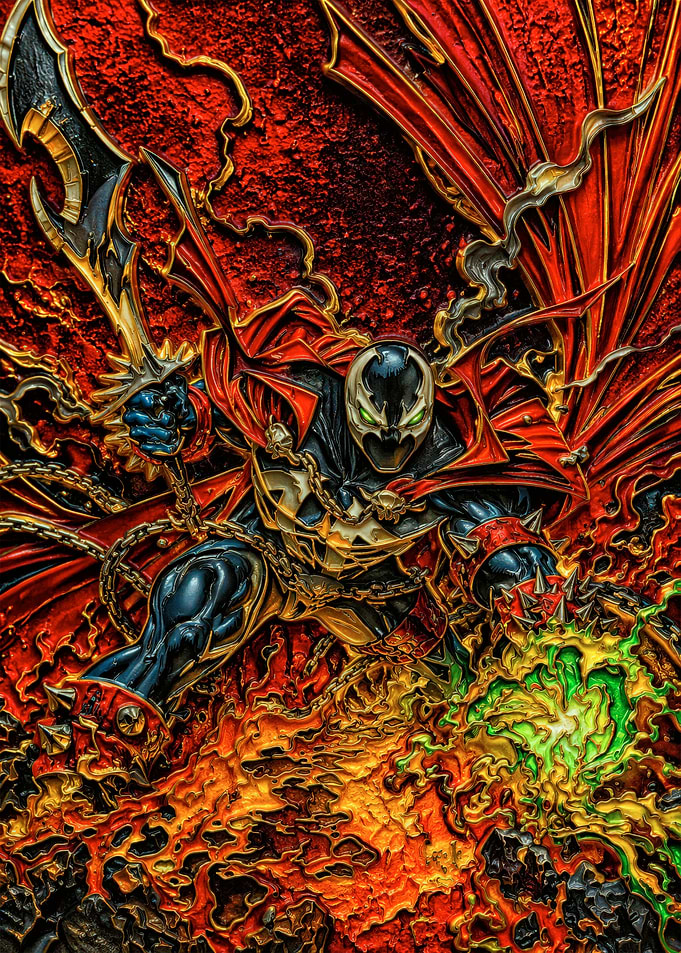Spawn in Fiery Battle