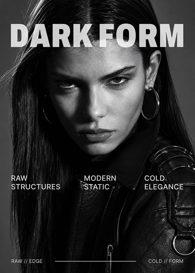 Dark Form Fashion Portrait