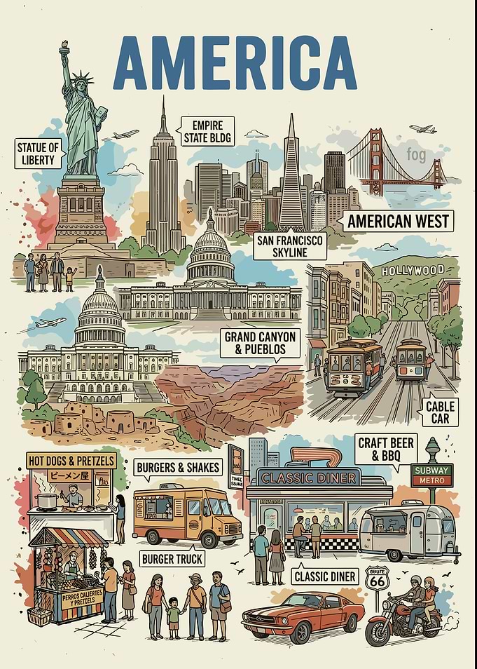 America Travel and Landmarks