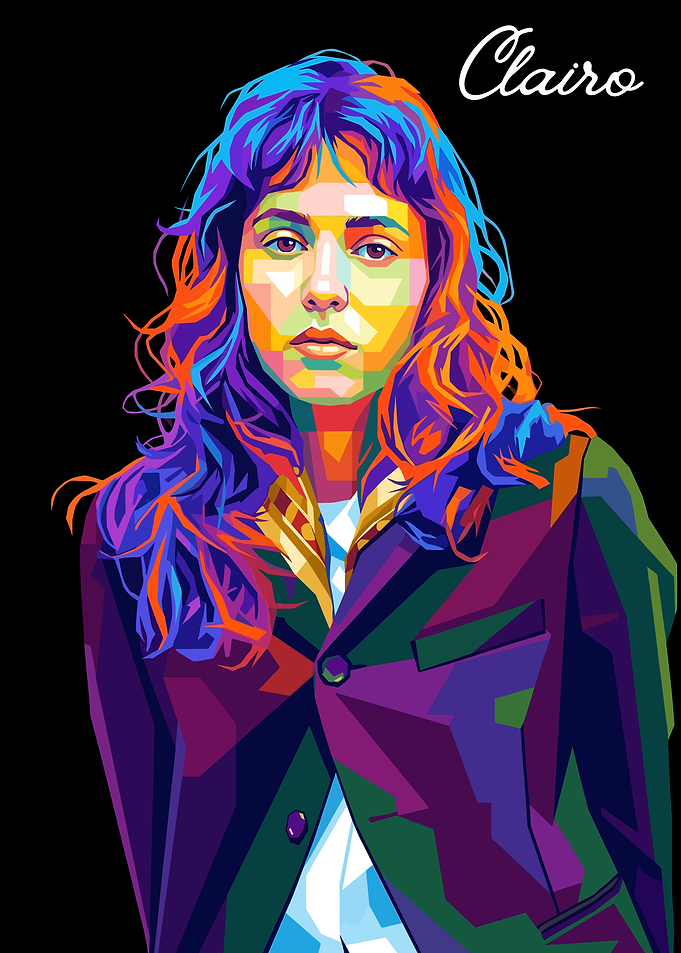 Clairo Pop Art Portrait