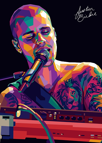 Justin Bieber Pop Art Portrait
