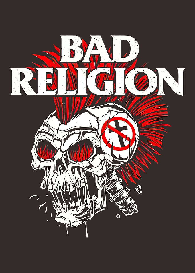 Bad Religion Punk Skull