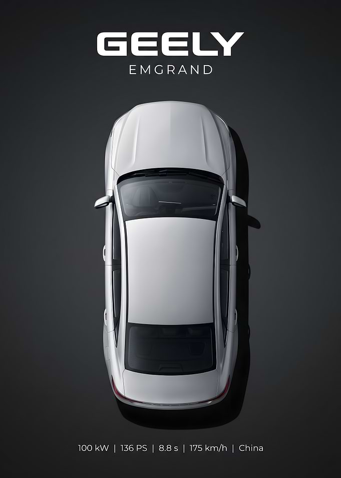 Geely Emgrand Top View