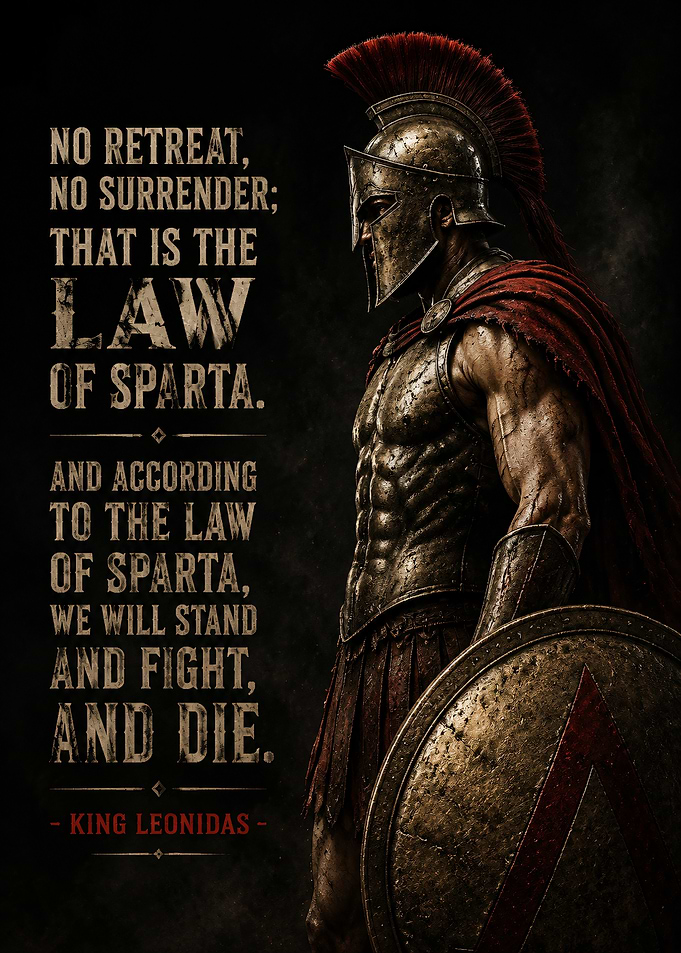 Spartan Warrior Quote