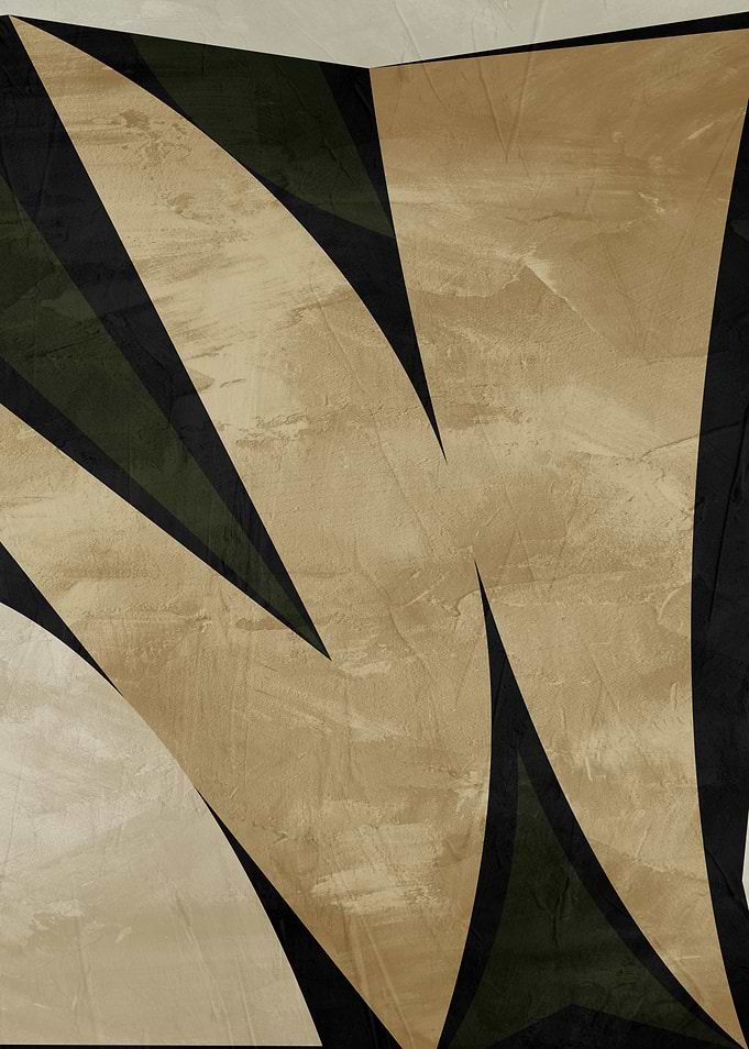 Abstract Geometric Shapes with Textured Background
