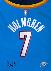 Thunder Signature Jersey- Chet Holmgren