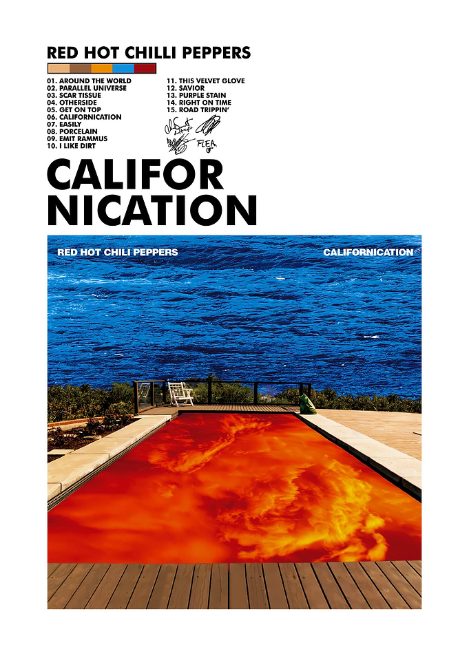 Red Hot Chili Peppers Californication Album Art