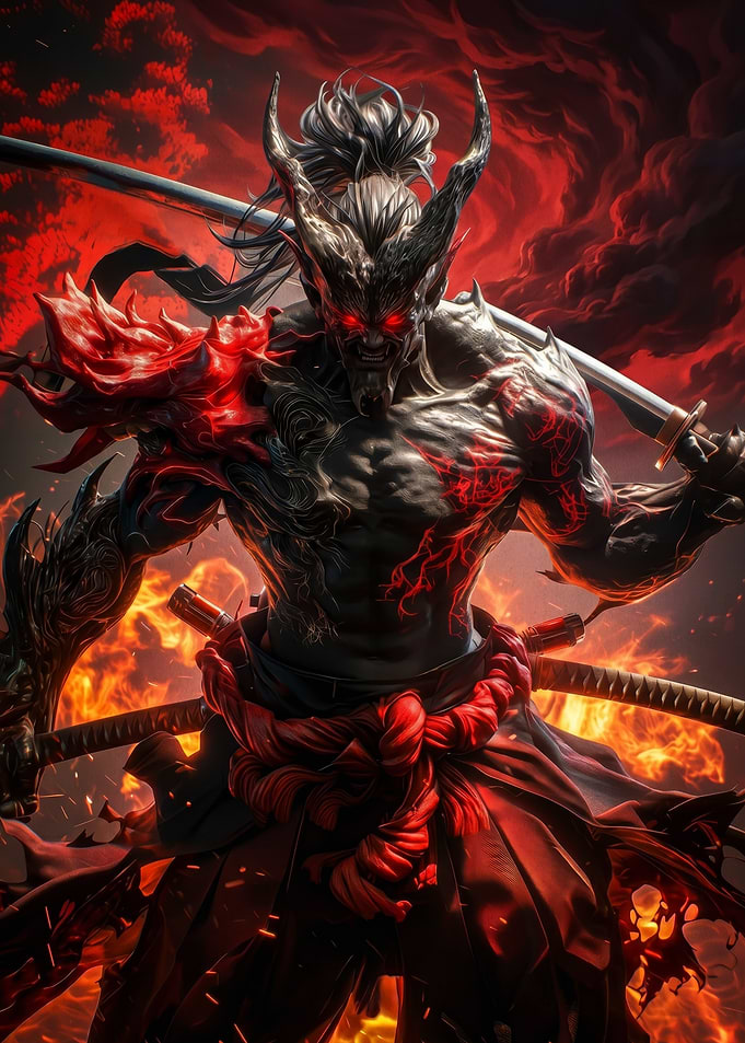 Demonic Samurai Warrior