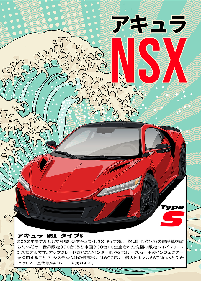 Acura NSX Type S Poster