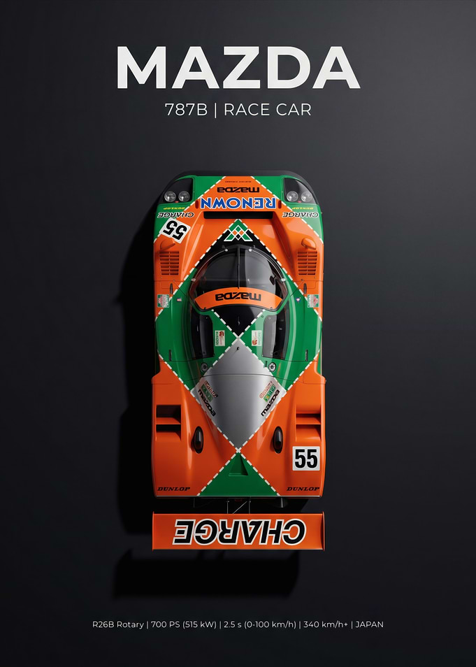 Mazda 787B Race Car