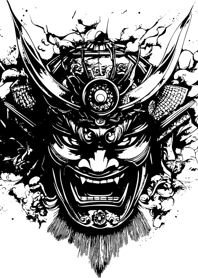 Samurai Oni Mask