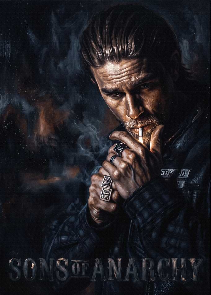 Sons of Anarchy Jax Teller Smoking