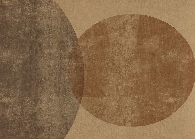 Abstract Circles on Textured Background