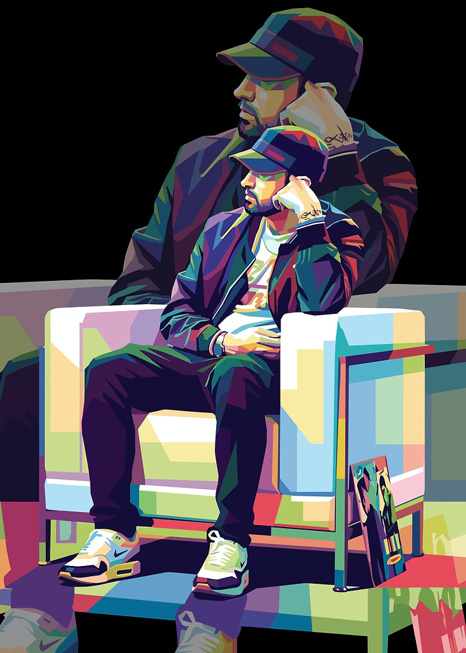 Eminem Pop Art Portrait