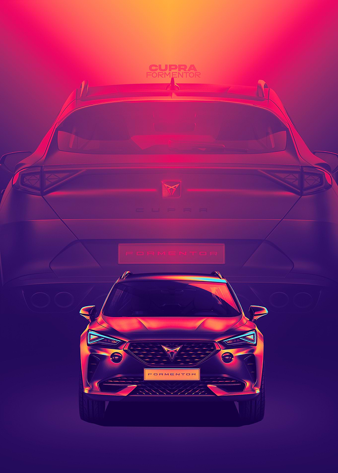 Cupra Formentor Car Poster