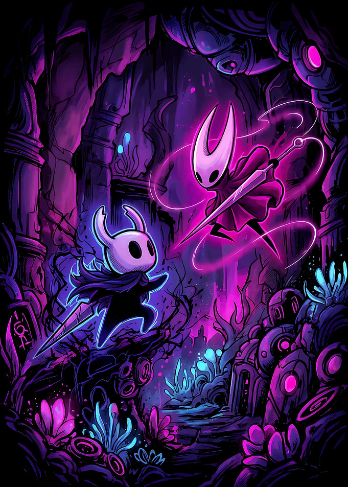 Hollow Knight and Hornet Battle