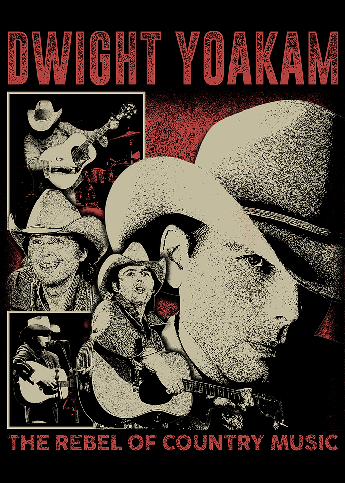 Dwight Yoakam Rebel of Country Music Poster