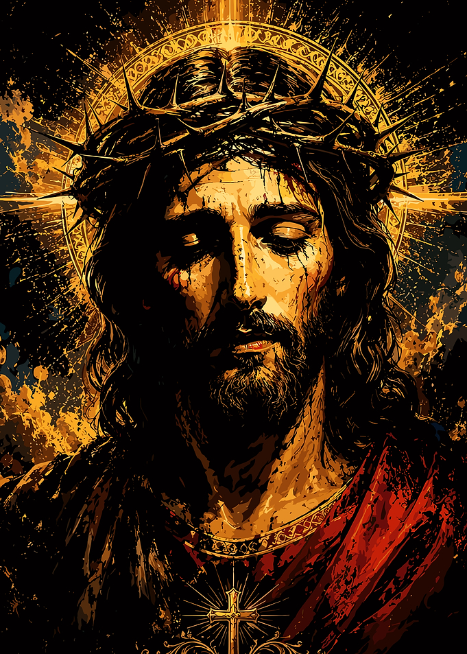 Jesus Christ with Crown of Thorns