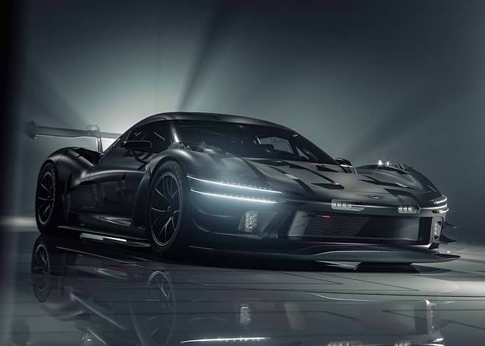 Sleek Black Audi RS e-tron GT Concept Car