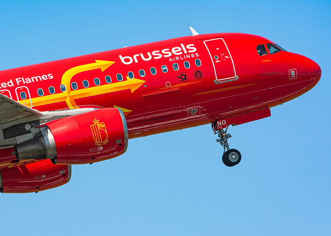 Brussels Airlines Trident Airplane