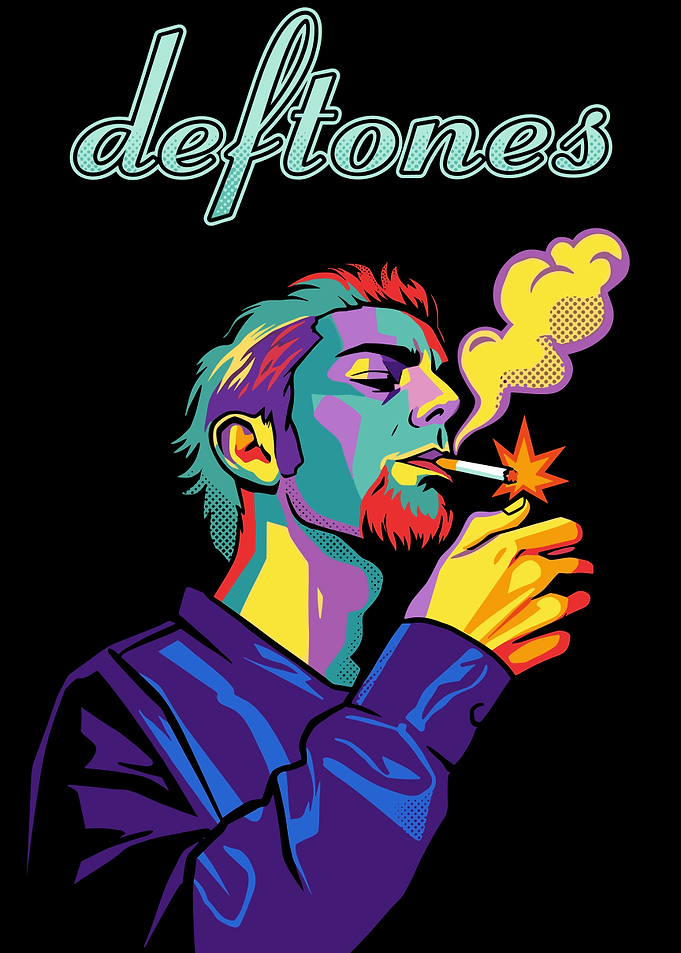Deftones Pop Art Portrait