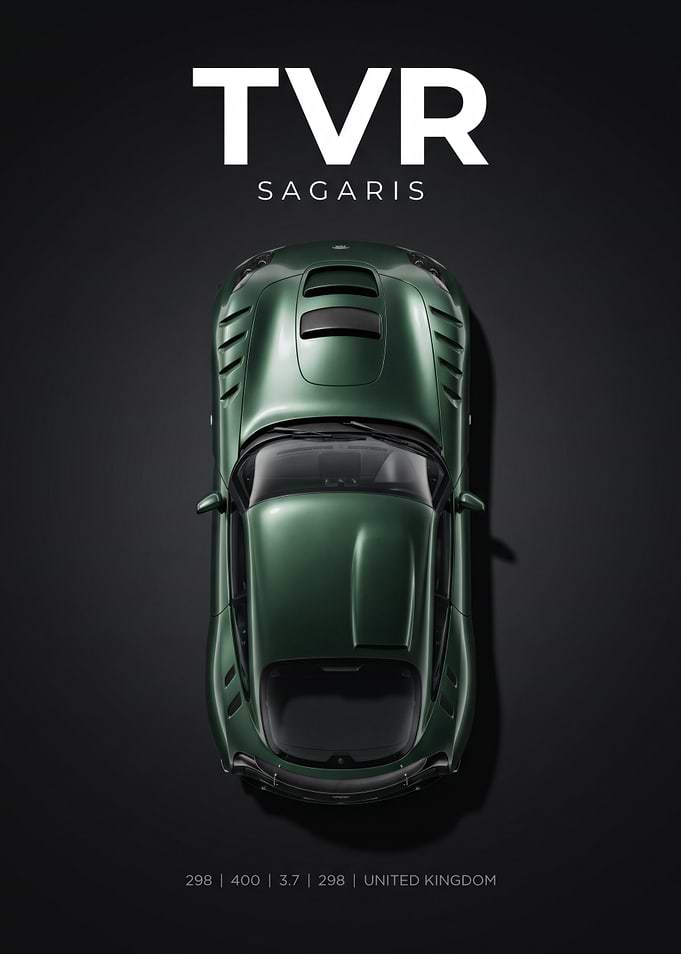 TVR Sagaris Top View