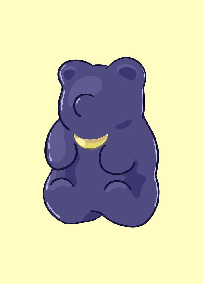 Moon Bear Gummy Bear