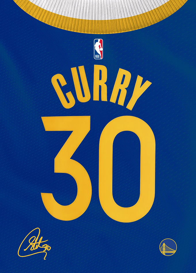Warriors Signature Jersey- Steph Curry