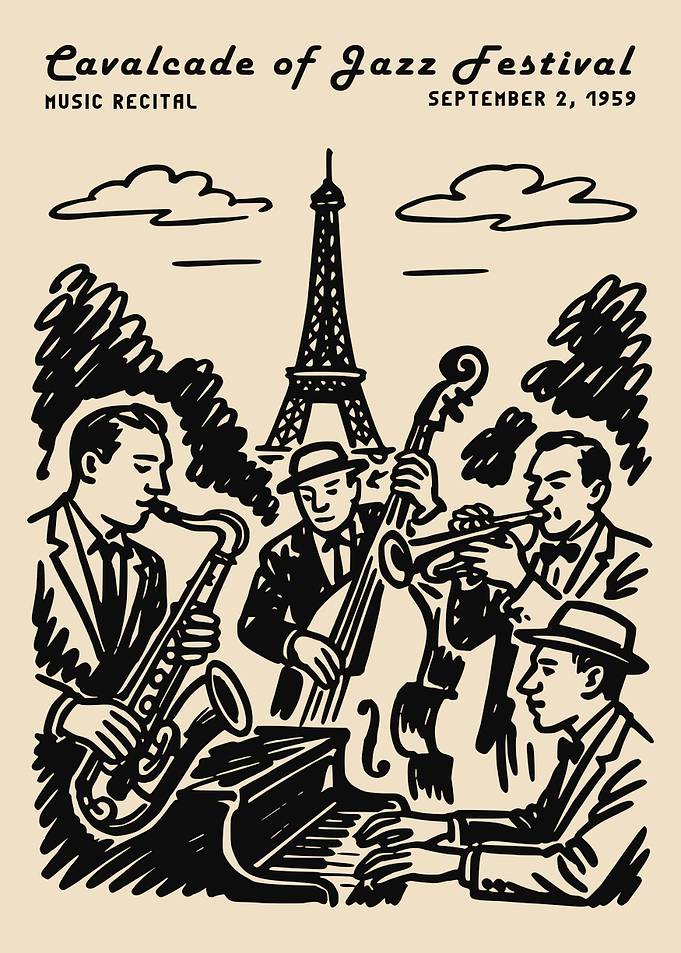 Cavalcade of Jazz Festival Poster