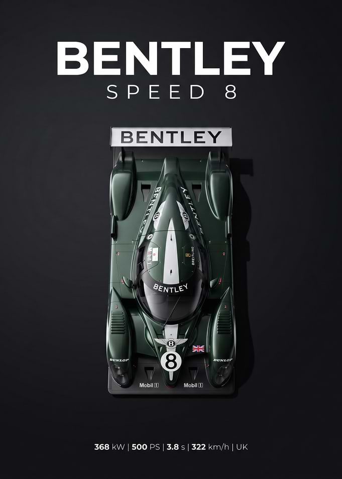 Bentley Speed 8 Race Car