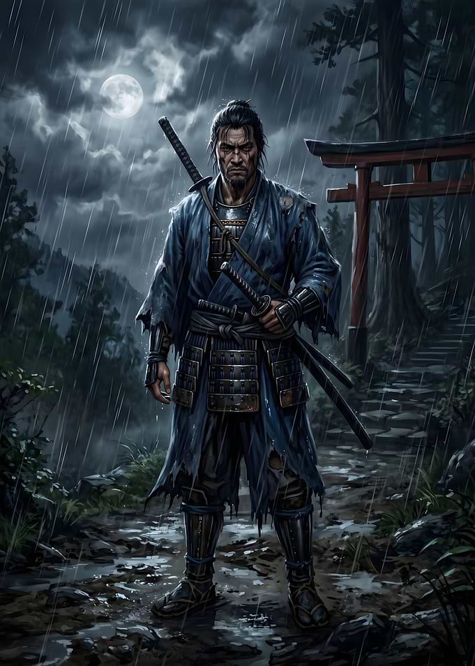 Samurai in the Rain