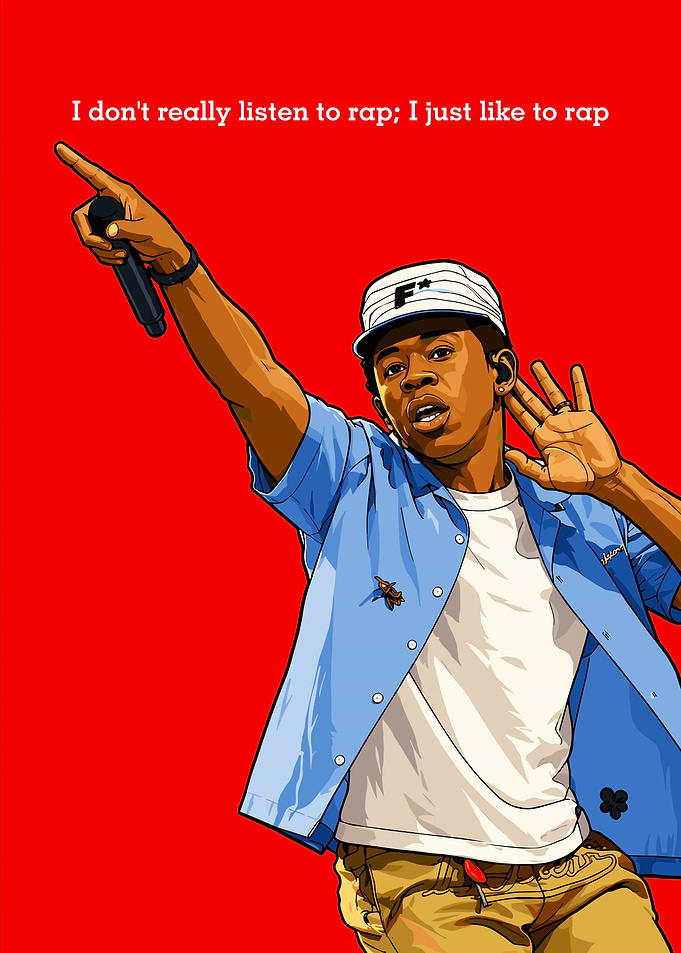 Tyler, the Creator performing