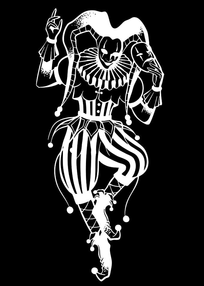 Jester with Mask