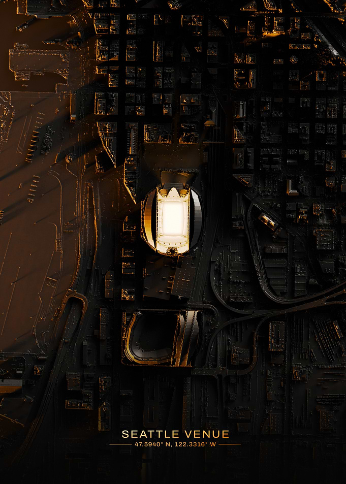 3D art of Lumen Field