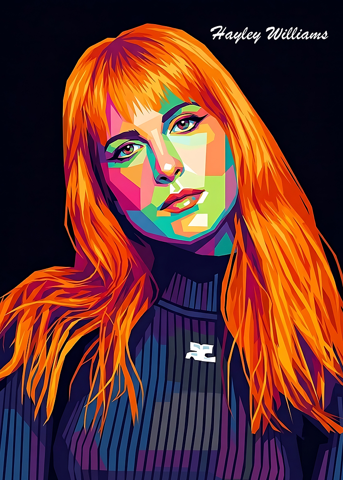 Hayley Williams Pop Art Portrait