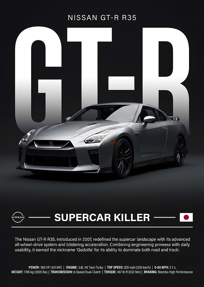 Nissan GT-R R35 Supercar Killer