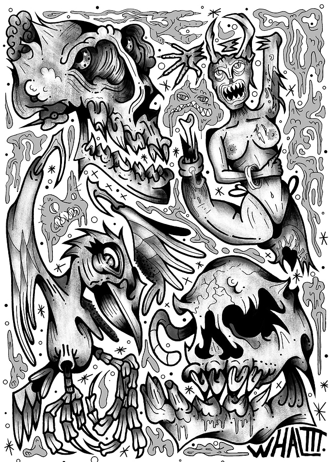 Gothic Horror Illustration