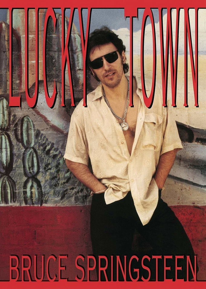 Bruce Springsteen Lucky Town Album Cover