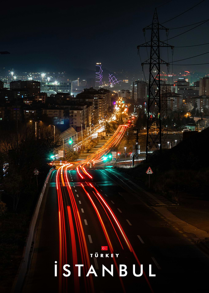 Istanbul Cityscape at Night