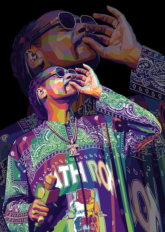 Snoop Dogg Pop Art Portrait
