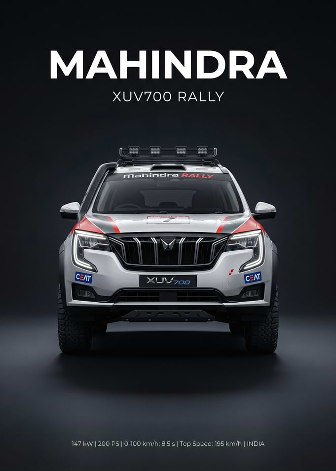 Mahindra XUV700 Rally Car