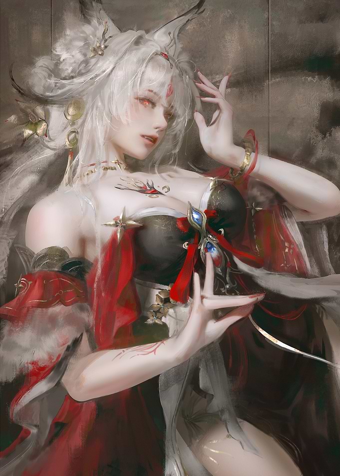 Ethereal Fox Spirit Woman